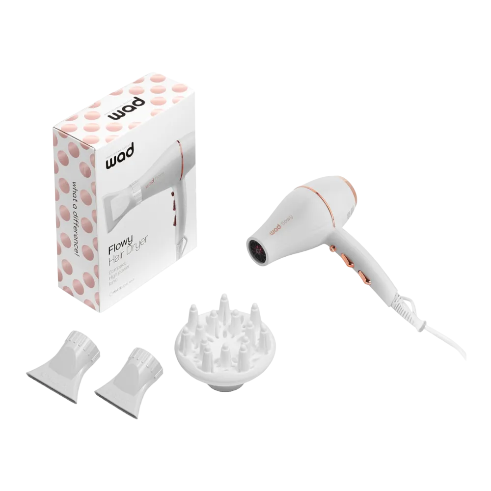 Secador de Cabelo Profissional Flowy White Weelko -Weelko -barbeiro útil