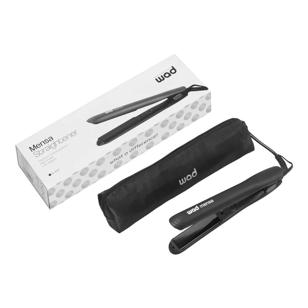 Weelko Mensa Black Hair Straightener: Compact, ergonomic, and professional results. -Weelko -useful barber