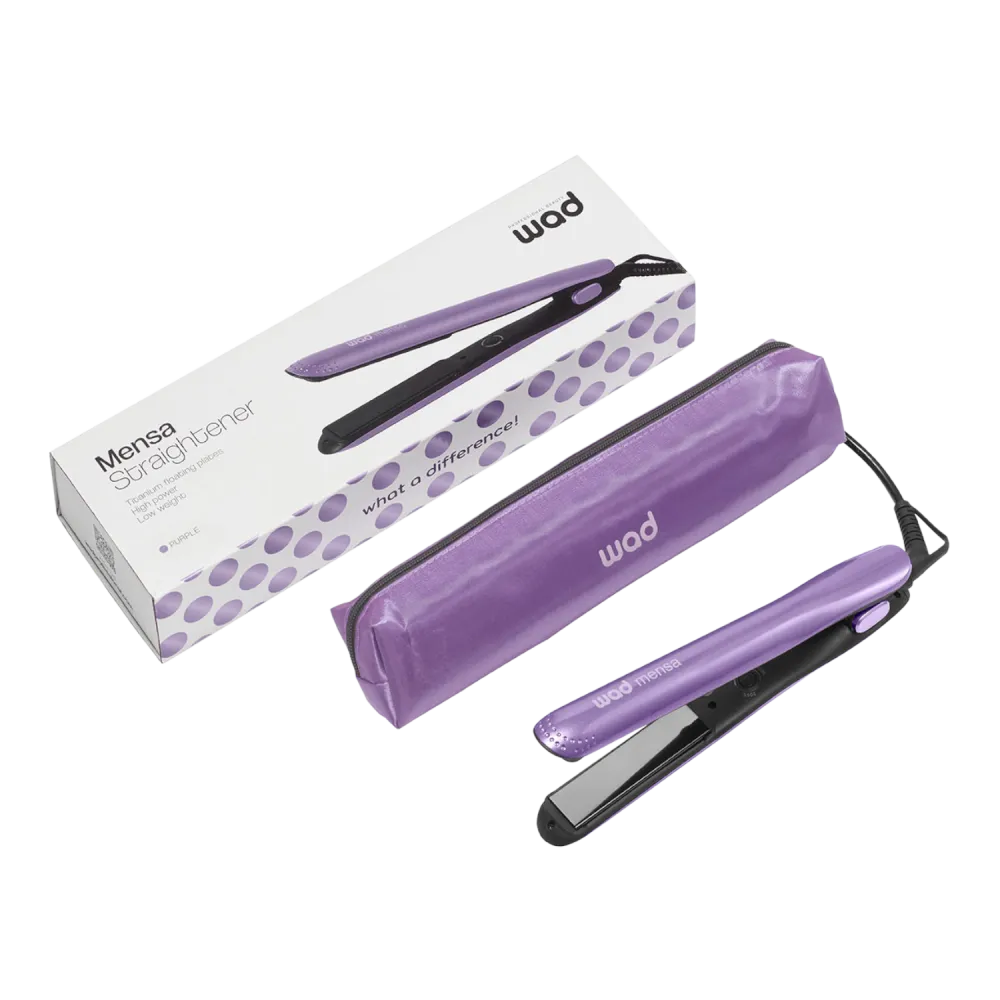 Weelko Purple Mensa Hair Straightener: Compact, ergonomic, and professional results. -Weelko -useful barber