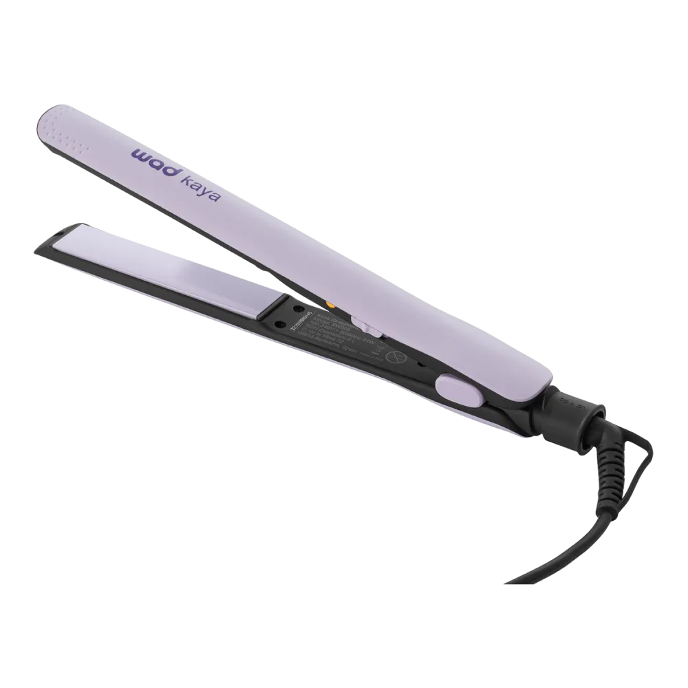 Kaya Purple Hair Straightener by Weelko: Compact, ergonomic, ceramic plates. -Weelko -useful barber