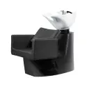 Lavabo blanc Knot Weelko -Weelko -Bac à shampooing pour salons de coiffure