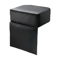 Alzador de Altura para Peluquería Negro Moderno - Weelko -Weelko -Sillones de peluquería