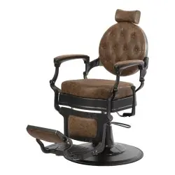 Sillón de Barbero Buzz Black Vintage - Weelko -Weelko -Sillones barbero