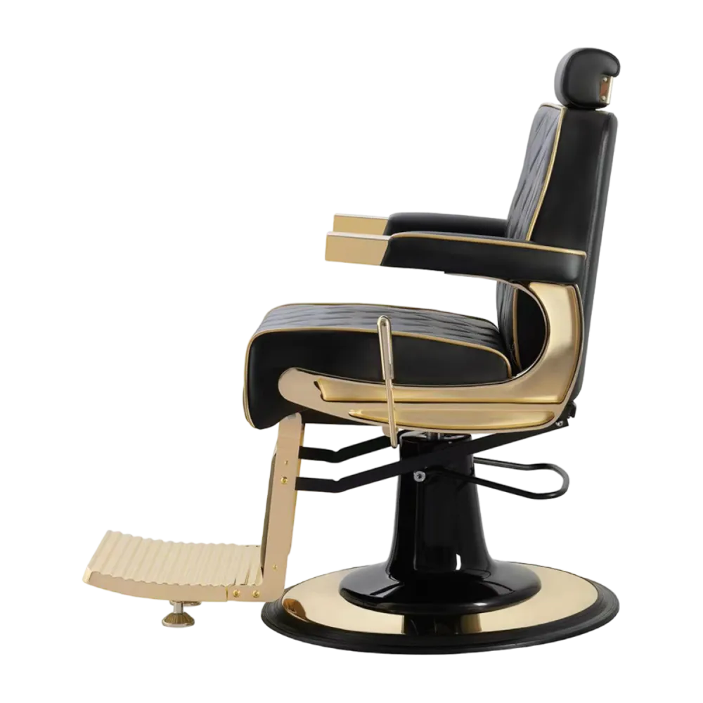 Cadeira de Barbeiro Crew Gold Vintage Weelko -Weelko -Cadeiras de barbeiro