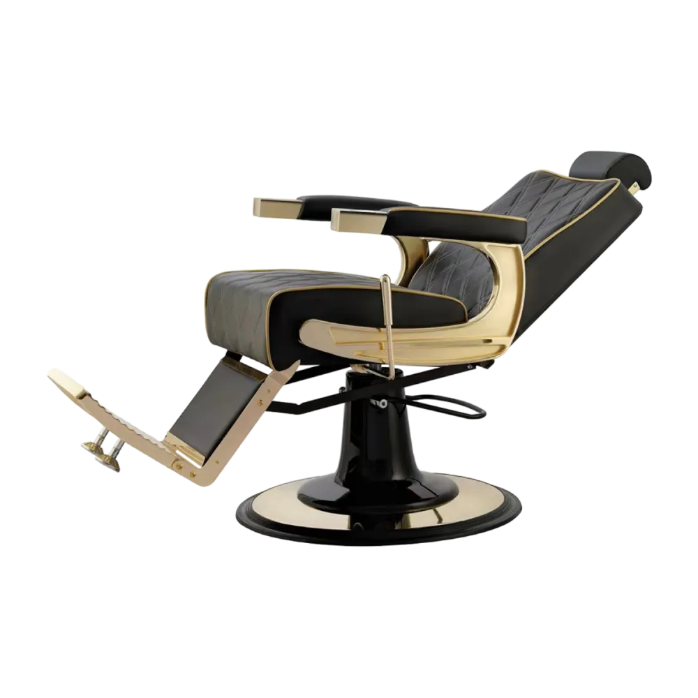 Cadeira de Barbeiro Crew Gold Vintage Weelko -Weelko -Cadeiras de barbeiro
