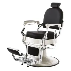 Sillón de Barbero Maestro Negro Vintage de i-Medstetic -i-Medstetic -Sillones barbero