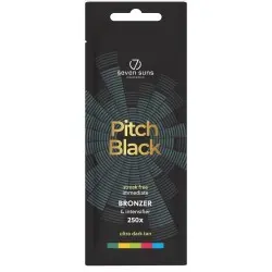 7suns Cosmetics PITCH BLACK 250x 15ml - Acelerador de Bronceado -7suns Cosmetics -Sobres Monodosis