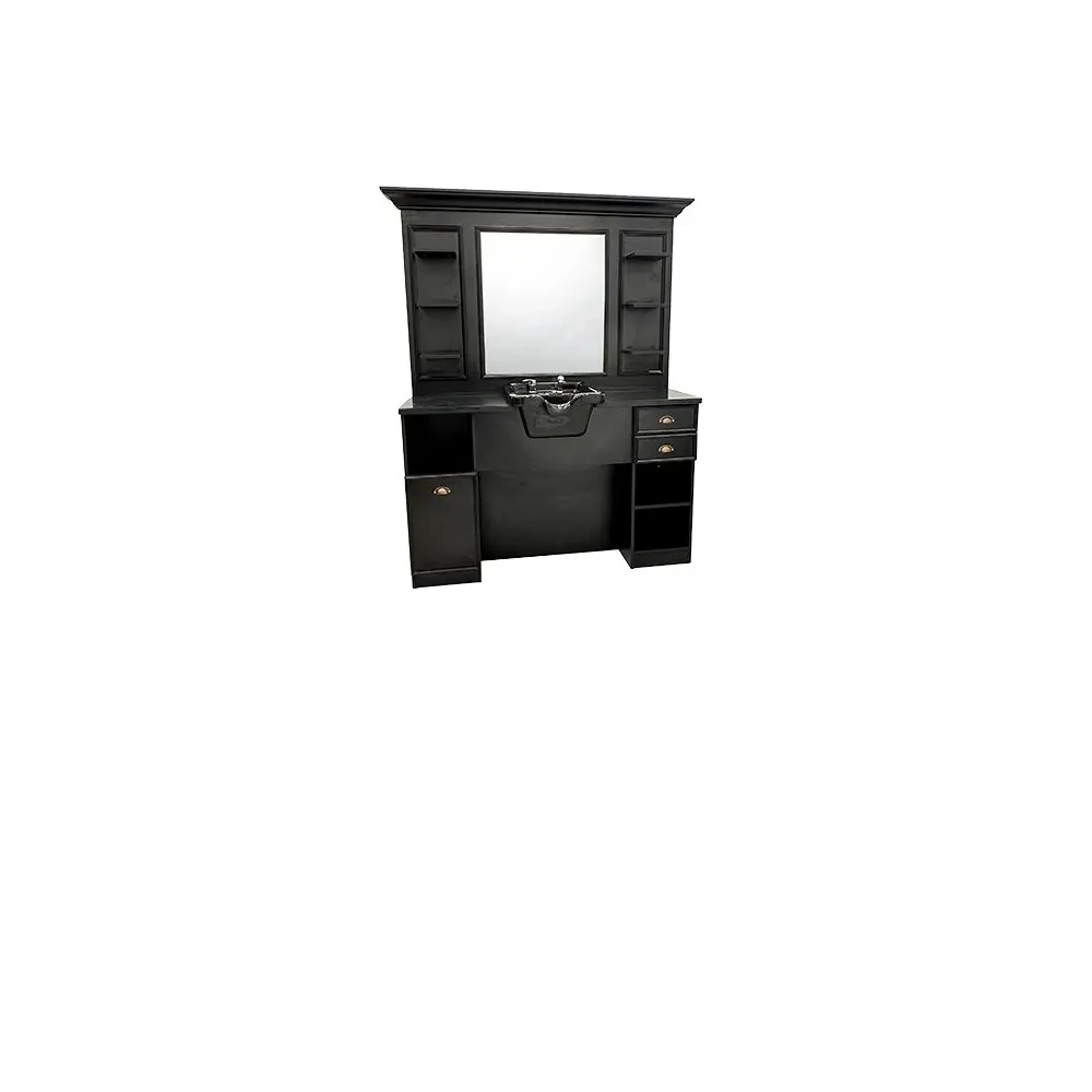 Dresser and Workstation Bansa para Barbearias Vintage - Weelko -Weelko -Toucador de barbeiro