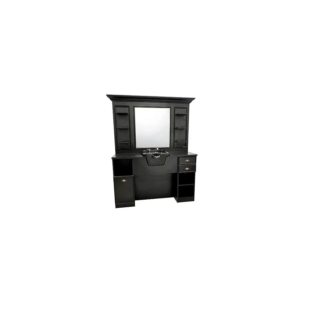 Dresser and Workstation Bansa para Barbearias Vintage - Weelko -Weelko -Toucador de barbeiro