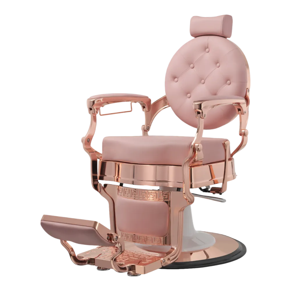 Cadeira de Barbeiro Buzz Rose Vintage Weelko -Weelko -Cadeiras de barbeiro