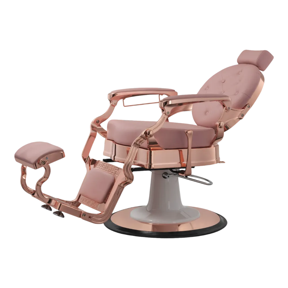 Cadeira de Barbeiro Buzz Rose Vintage Weelko -Weelko -Cadeiras de barbeiro