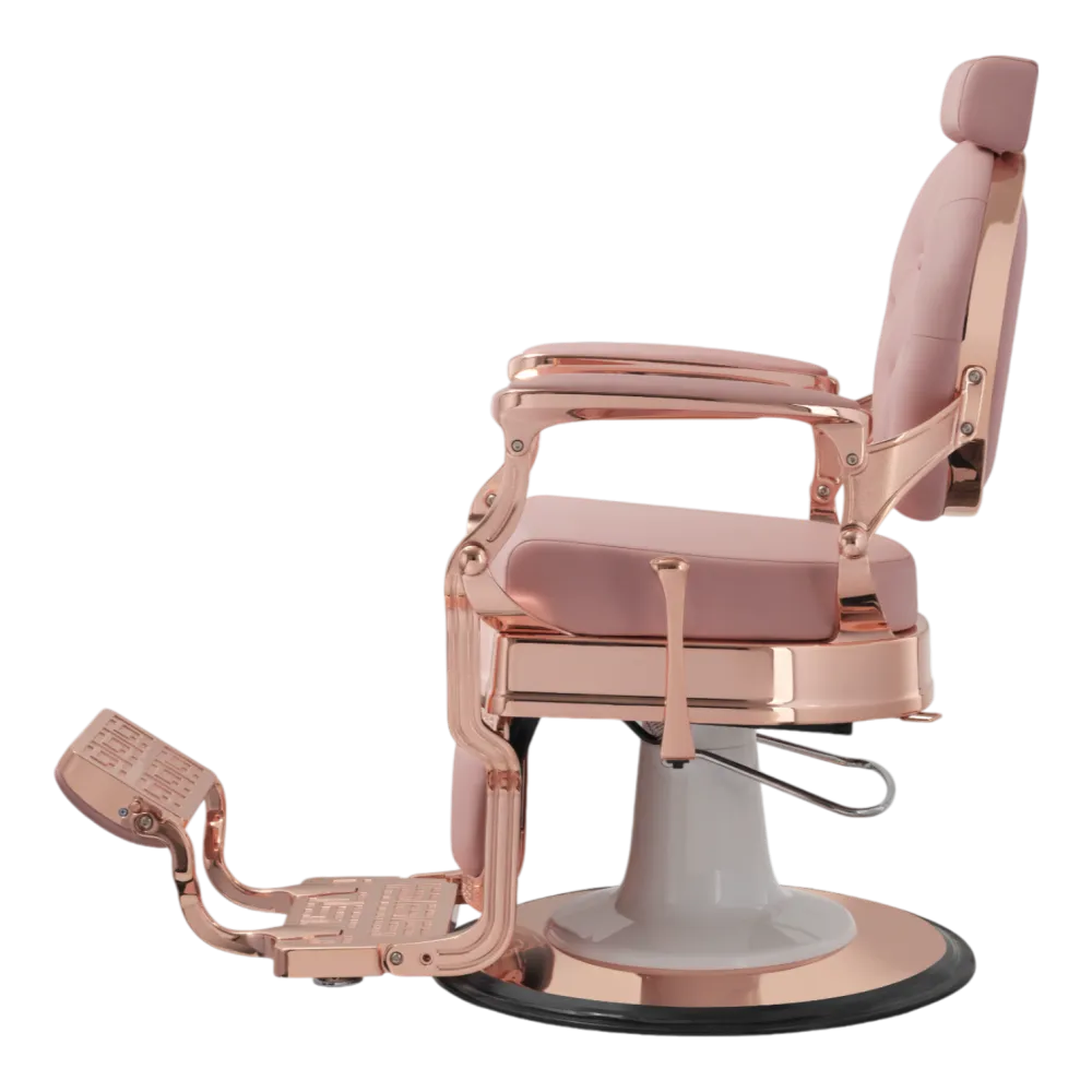 Cadeira de Barbeiro Buzz Rose Vintage Weelko -Weelko -Cadeiras de barbeiro