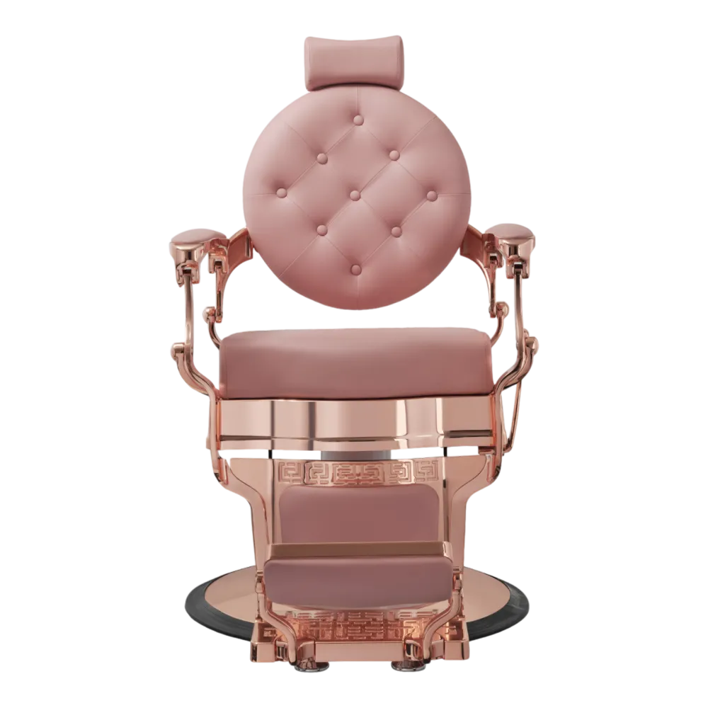 Cadeira de Barbeiro Buzz Rose Vintage Weelko -Weelko -Cadeiras de barbeiro