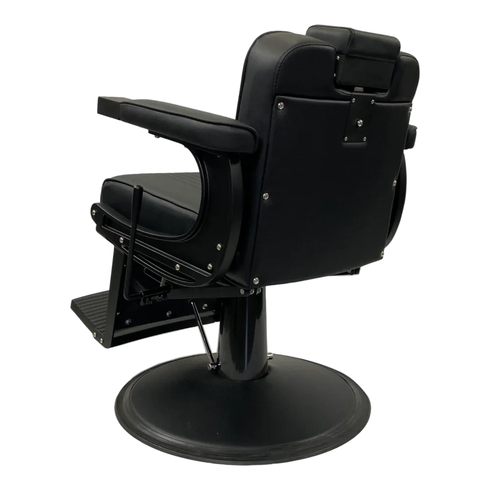 Poltrona da barbiere Mamba Black Vintage - Fersan -Fersan -Poltrone da barbiere