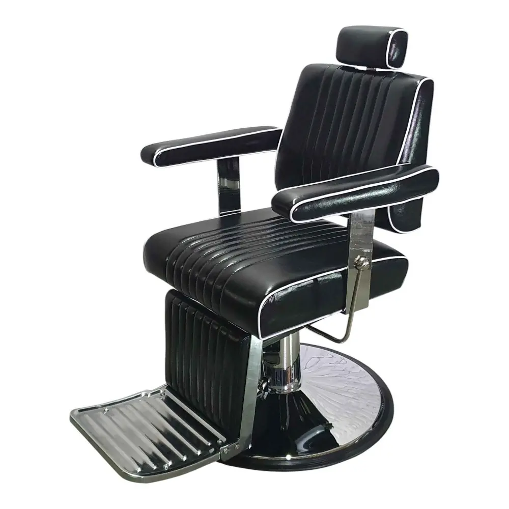 Fersan Barberstuhl Cut Schwarz Retro -Fersan -Fersan