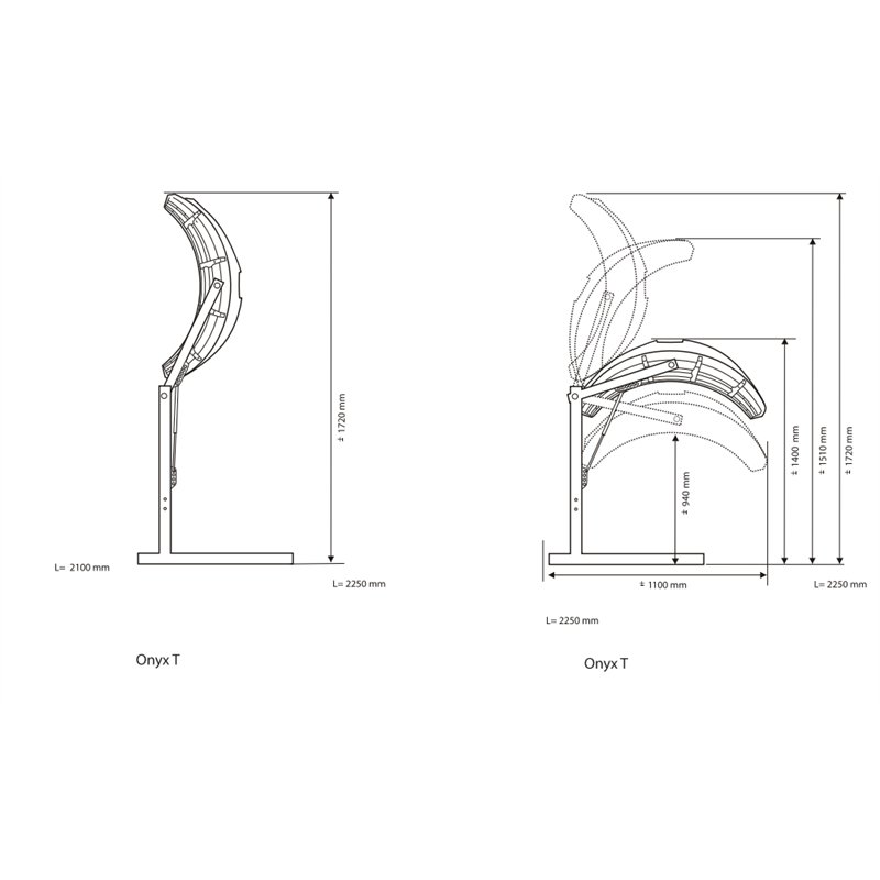 Hapro Onyx 14/5 solarium domestico ad arco
