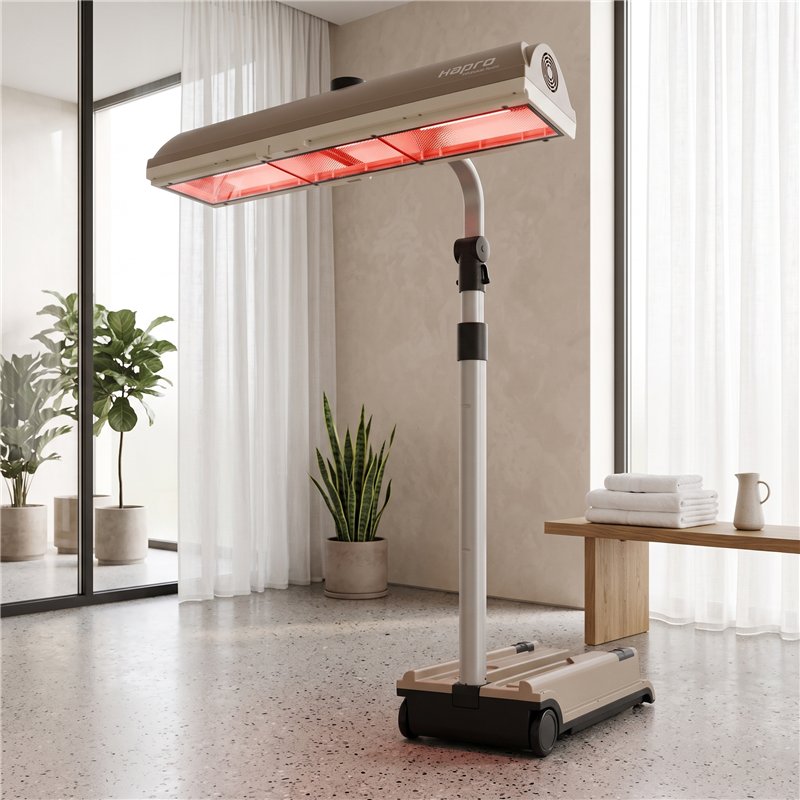 Hapro MobileSun HP 8540 Rubino portable sunbed with red light