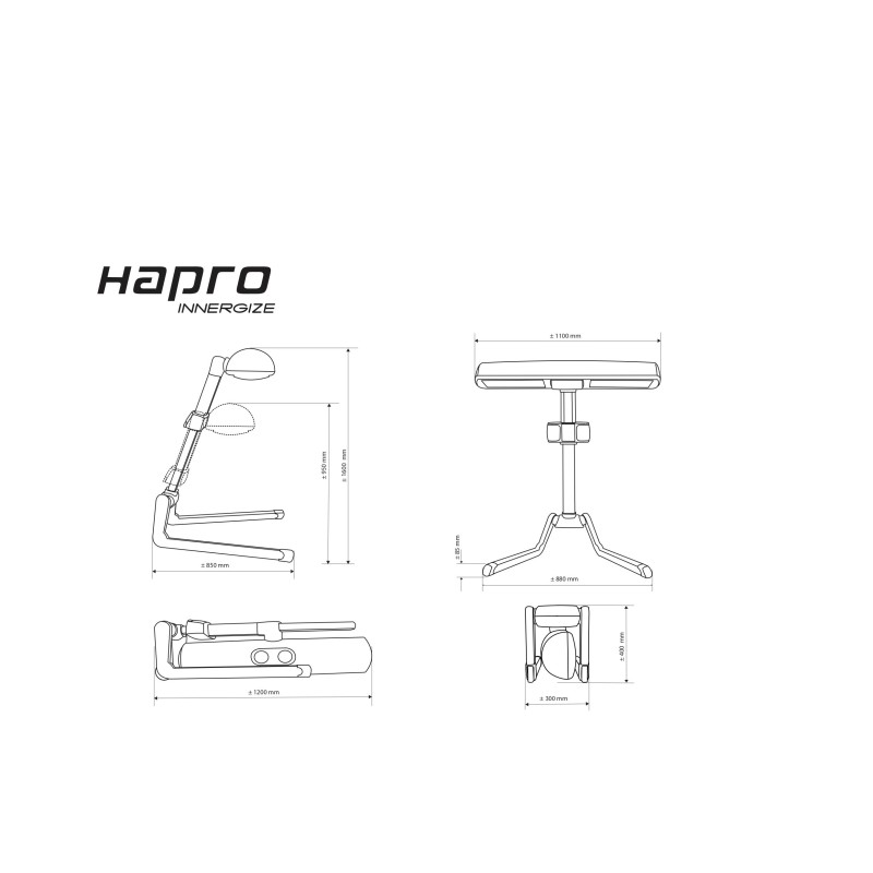 Hapro Innergize HP8580 solarium compatto con infrarossi