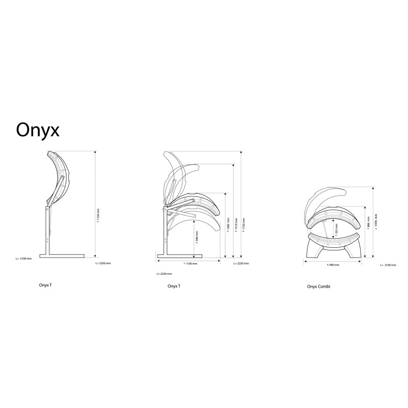 Hapro Onyx 26/1 C solarium horizontal Titanium Bronze