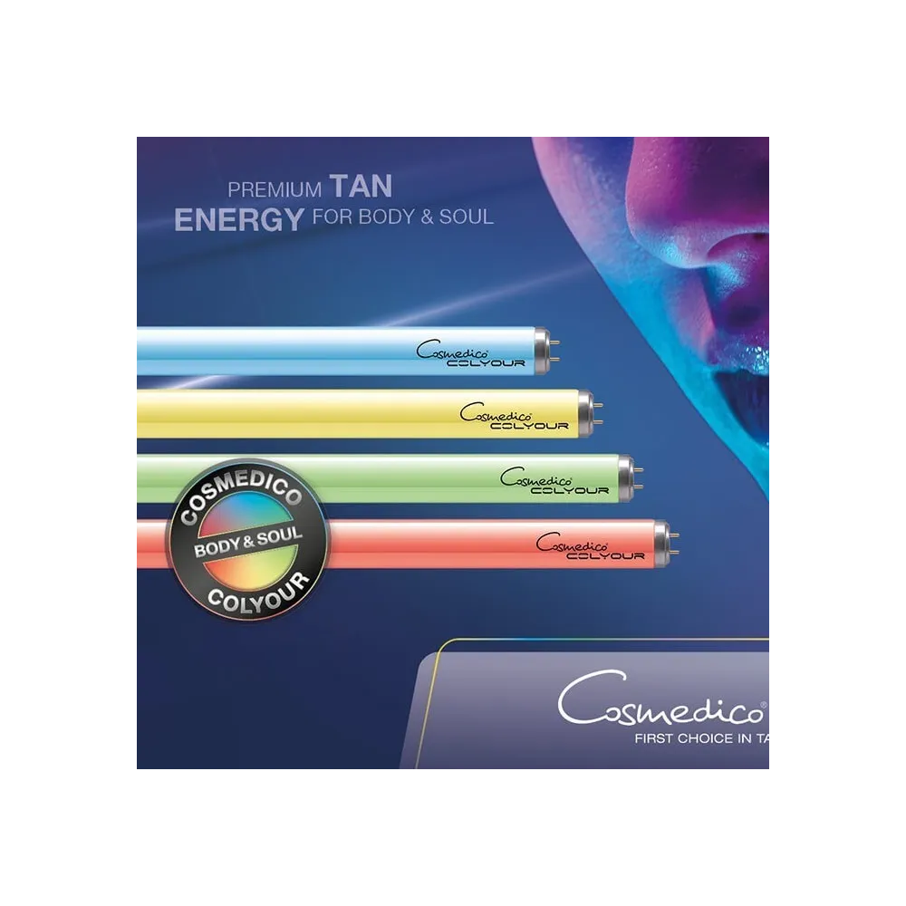 Cosmedico Cosmolux COLYOUR YELLOW Premium R 42 160W Tubos UVA -Cosmedico -Cosmedico
