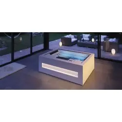 Jacuzzi Home Spa de Hidromasaje con LED y Wifi - -JACUZZI
