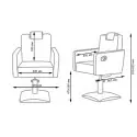 Hairdressing Chair Versus Plus I-medStetic Premium – Modern Design -I-medStetic Premium -court chairs