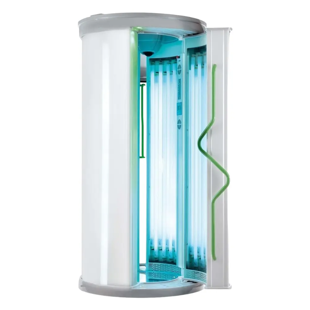 Maxter V51 Solarium mit 50 160W UV-Röhren für Komfort und Sicherheit -Iso Italia -iso italien